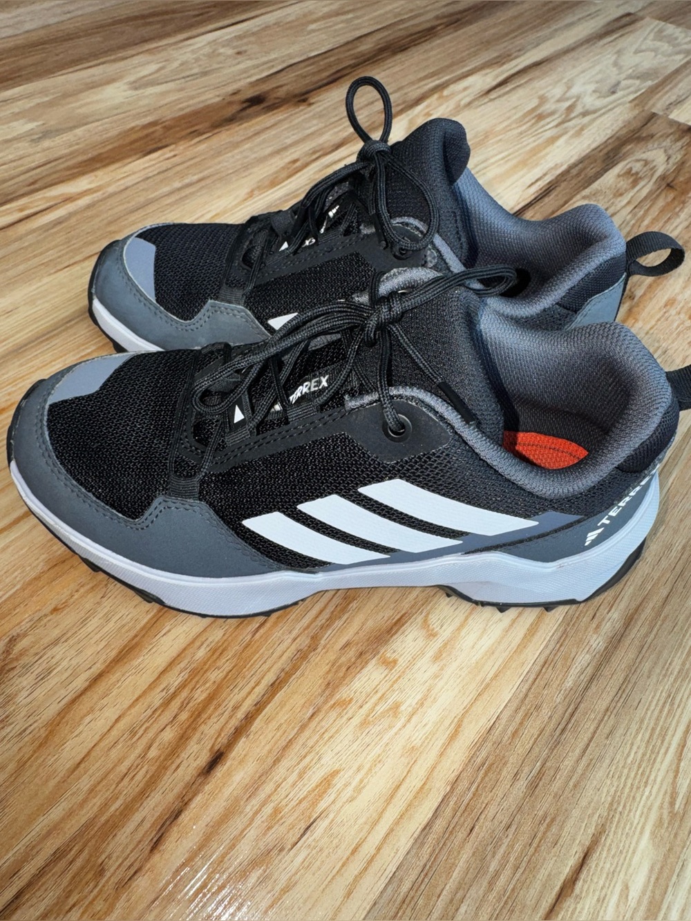 ADIDAS Kids TERREX AX4R Hiking Shoes - Core Black/Grey Four/Grey Six